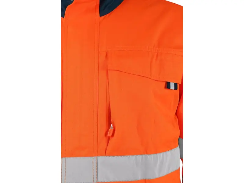 Blůza CXS HALIFAX, výstražná se síťovinou, pánská, oranžovo-modrá, vel. 64